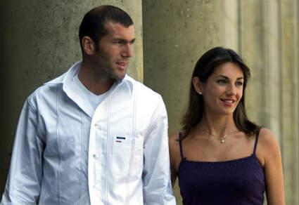 zidane et sa femme Véronique